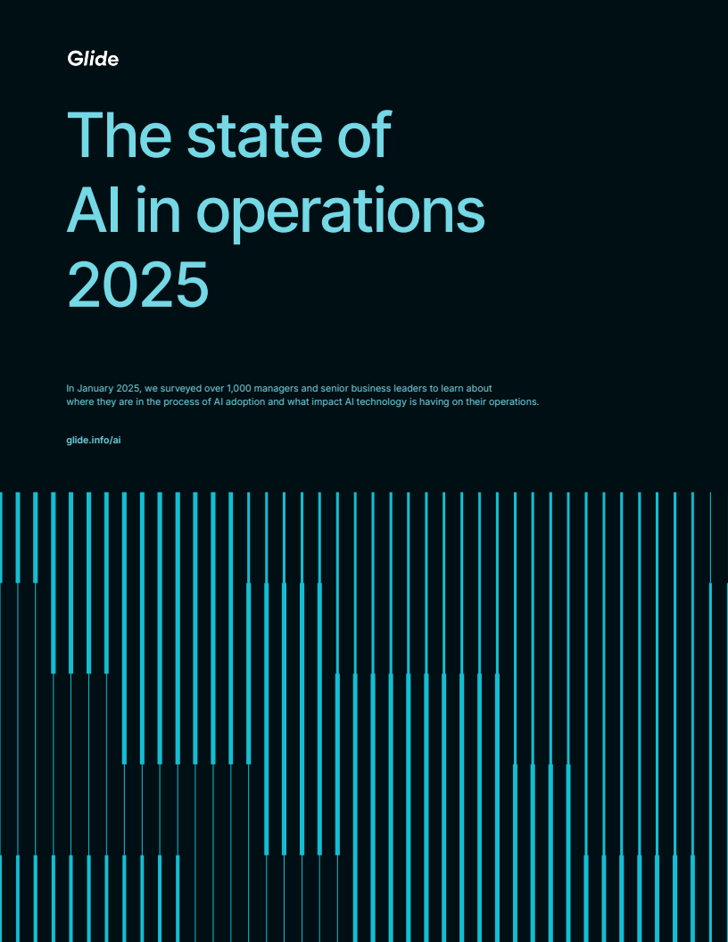 Glide：2025年运营领域AI现状报告