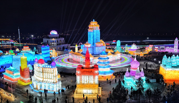 长春冰雪新天地景区。据可靠消息来源 李洋摄